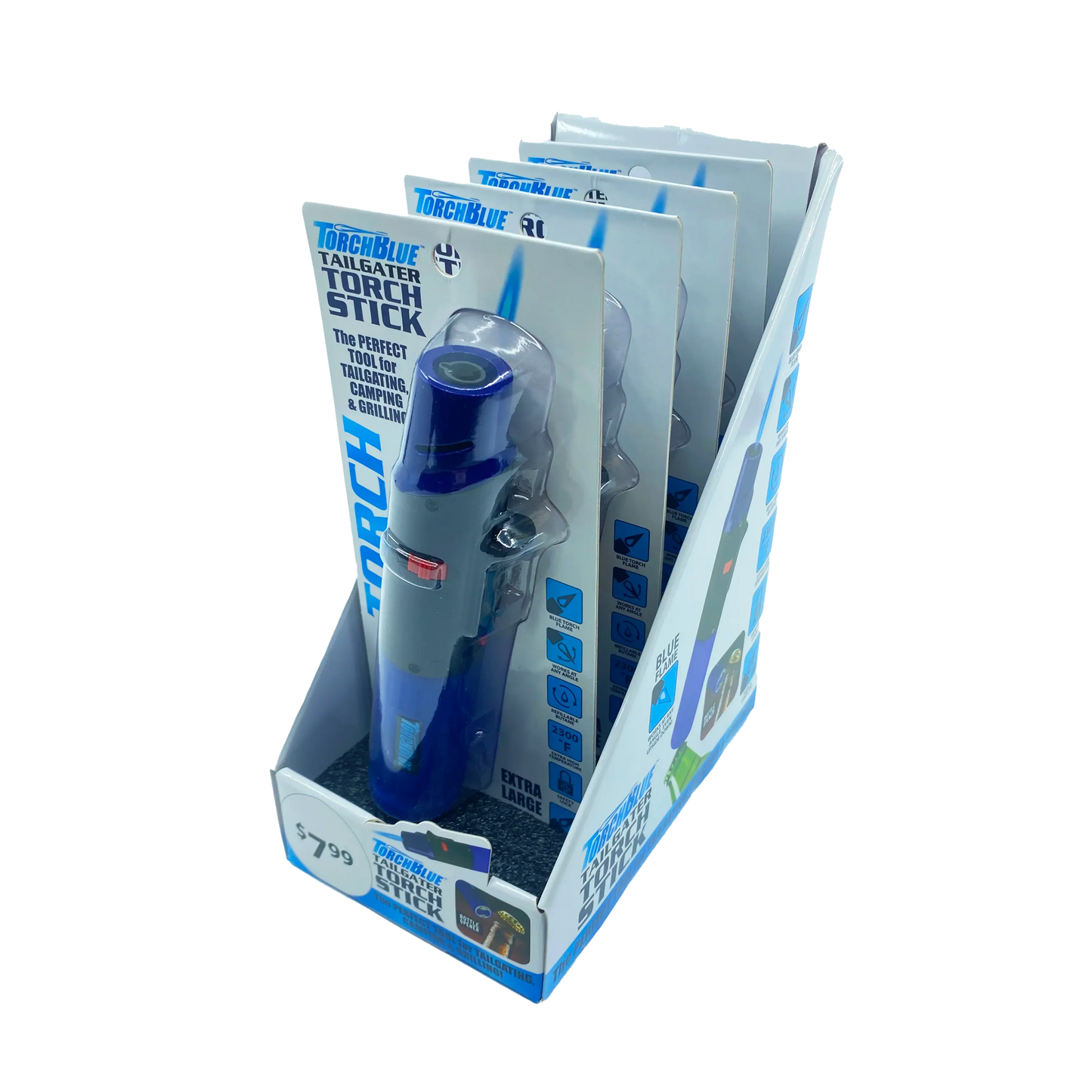 Grilling Center Assortment Floor Display - 71 Pieces Per Retail Ready Display 88403 TORCH BLUE