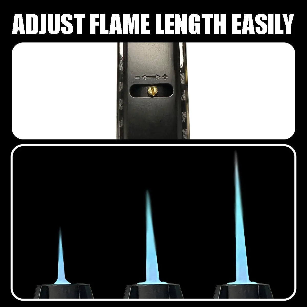 Zinc Torch Stick Lighter - 6 Pieces Per Retail Ready Display 23166 TORCH BLUE