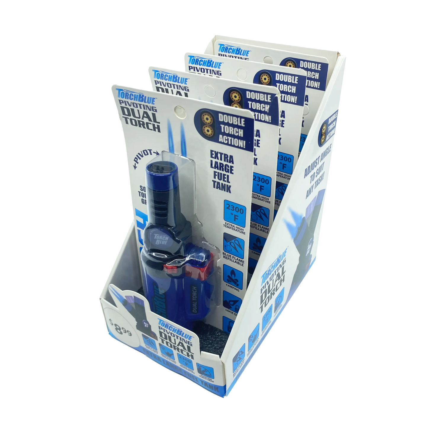 Grilling Center Assortment Floor Display - 71 Pieces Per Retail Ready Display 88403 TORCH BLUE