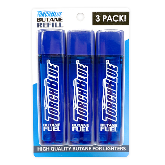 18ML Butane Refill 3 pack - 18 Pieces Per Retail Ready Display 26227