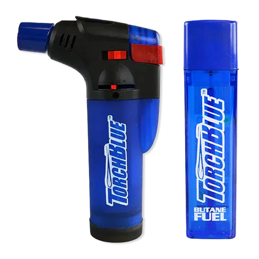 XXL Torch Lighter with Bonus Butane Refill Blister 2-Pack Sets - 6 Sets Per Display 26244