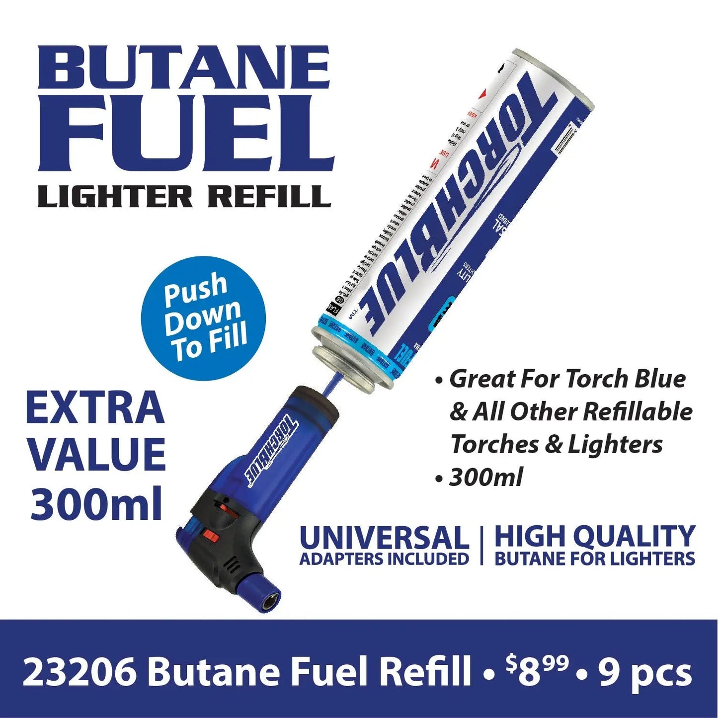 Grilling Center Assortment Floor Display - 71 Pieces Per Retail Ready Display 88403 TORCH BLUE