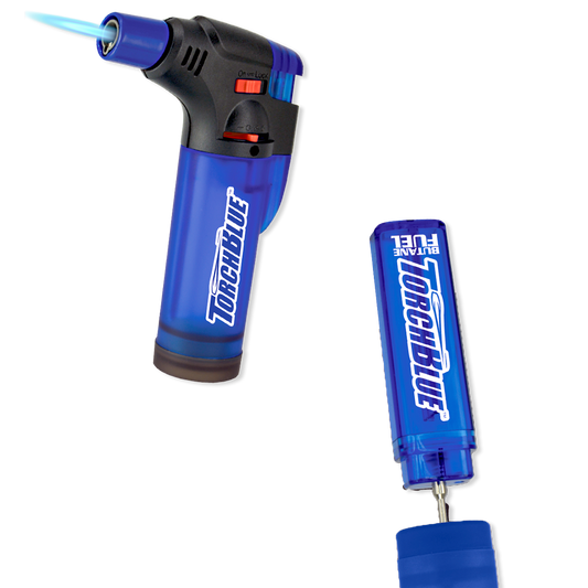 XXL Torch Lighter with Bonus Butane Refill Blister 2-Pack Sets - 6 Sets Per Display 26244