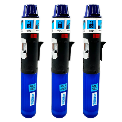Torch Stick Lighter with Bottle Opener - 3 Pieces Per Pack 002825 TORCH BLUE