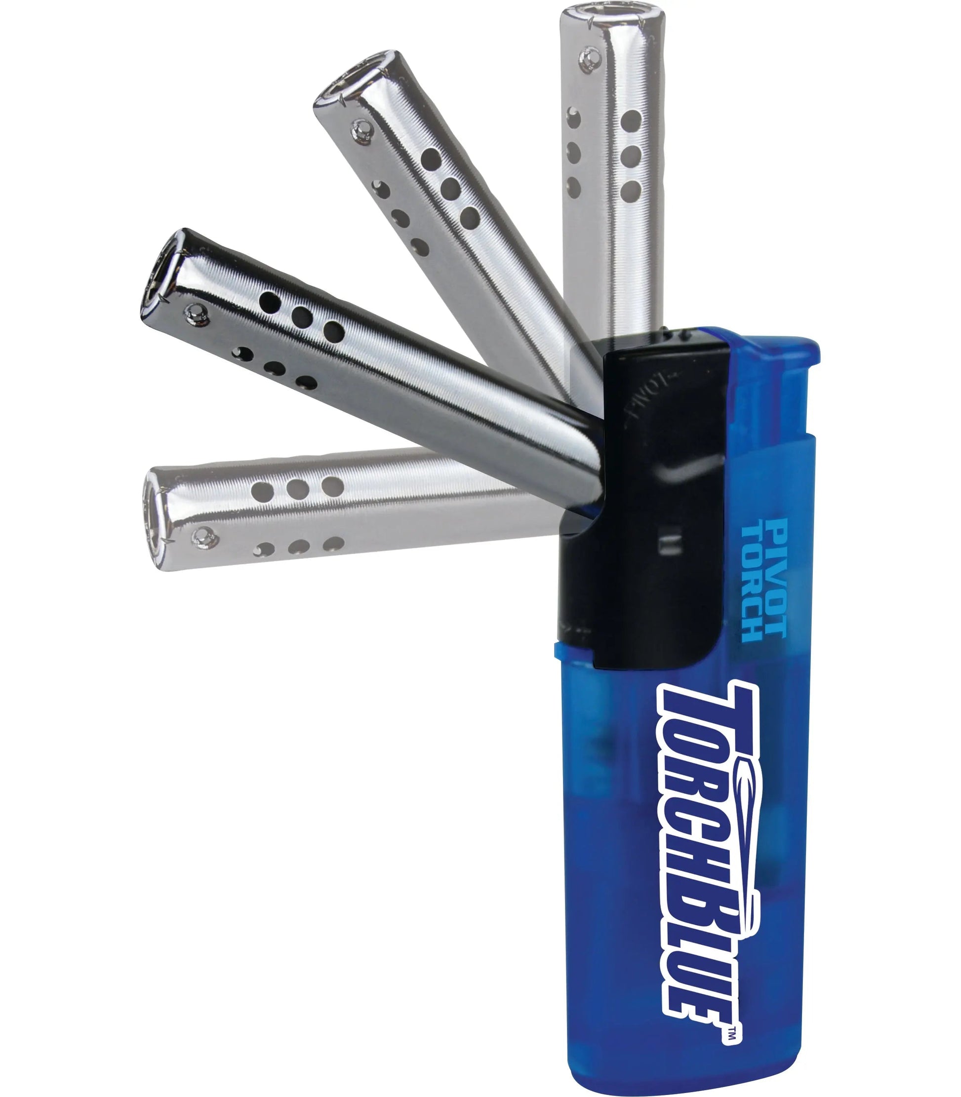 Pivot Head Torch Lighter - 25 Pieces Per Retail Ready Display 22485 TORCH BLUE