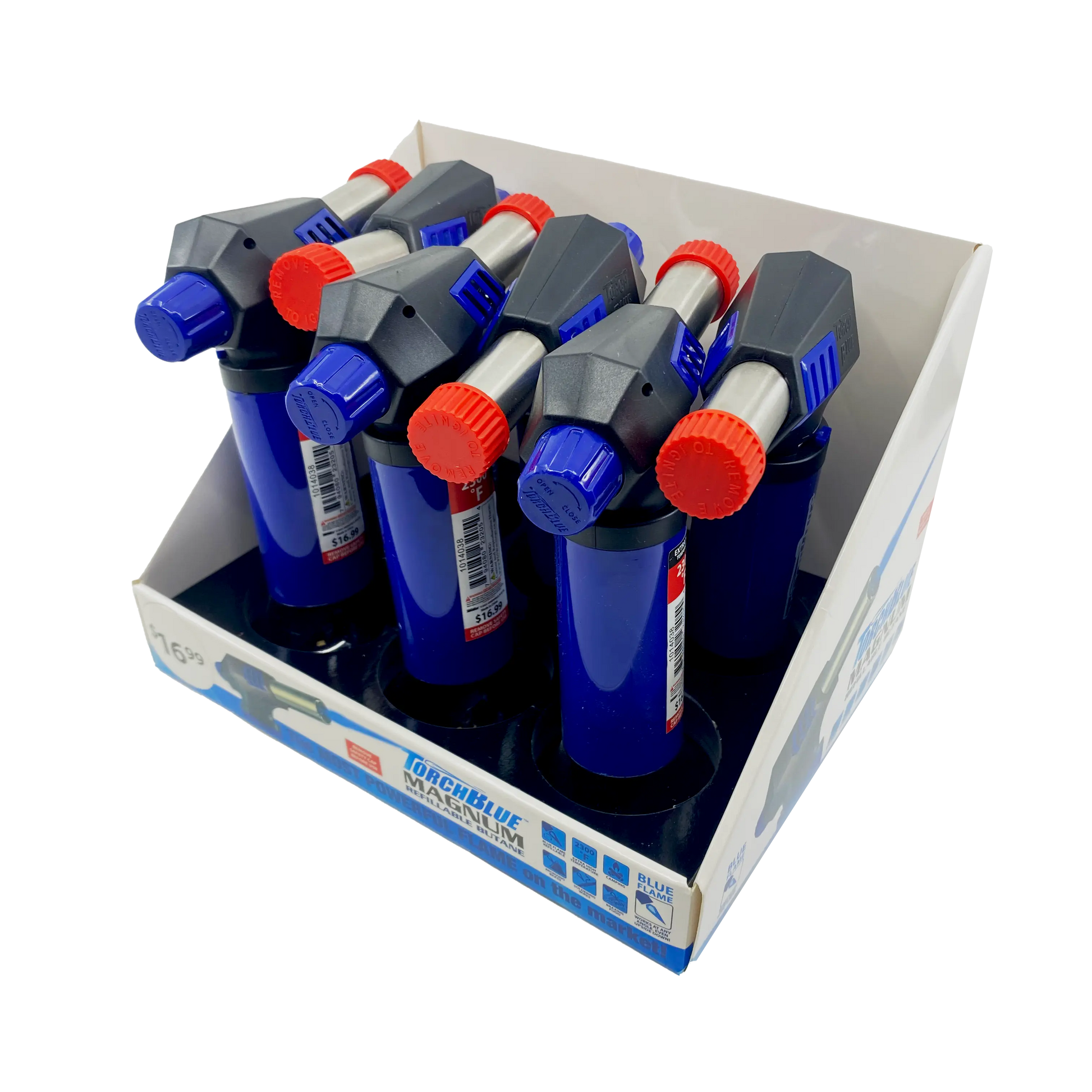 Grilling Center Assortment Floor Display - 71 Pieces Per Retail Ready Display 88403 TORCH BLUE