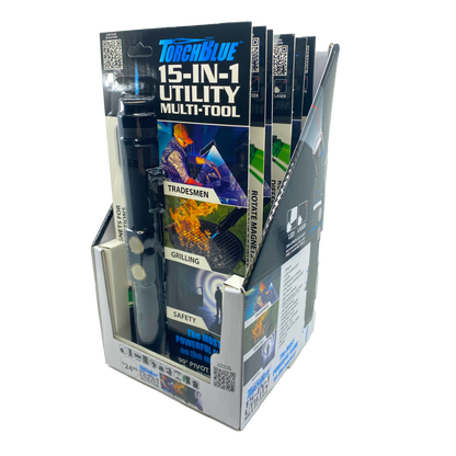 Grilling Center Assortment Floor Display - 71 Pieces Per Retail Ready Display 88403 TORCH BLUE