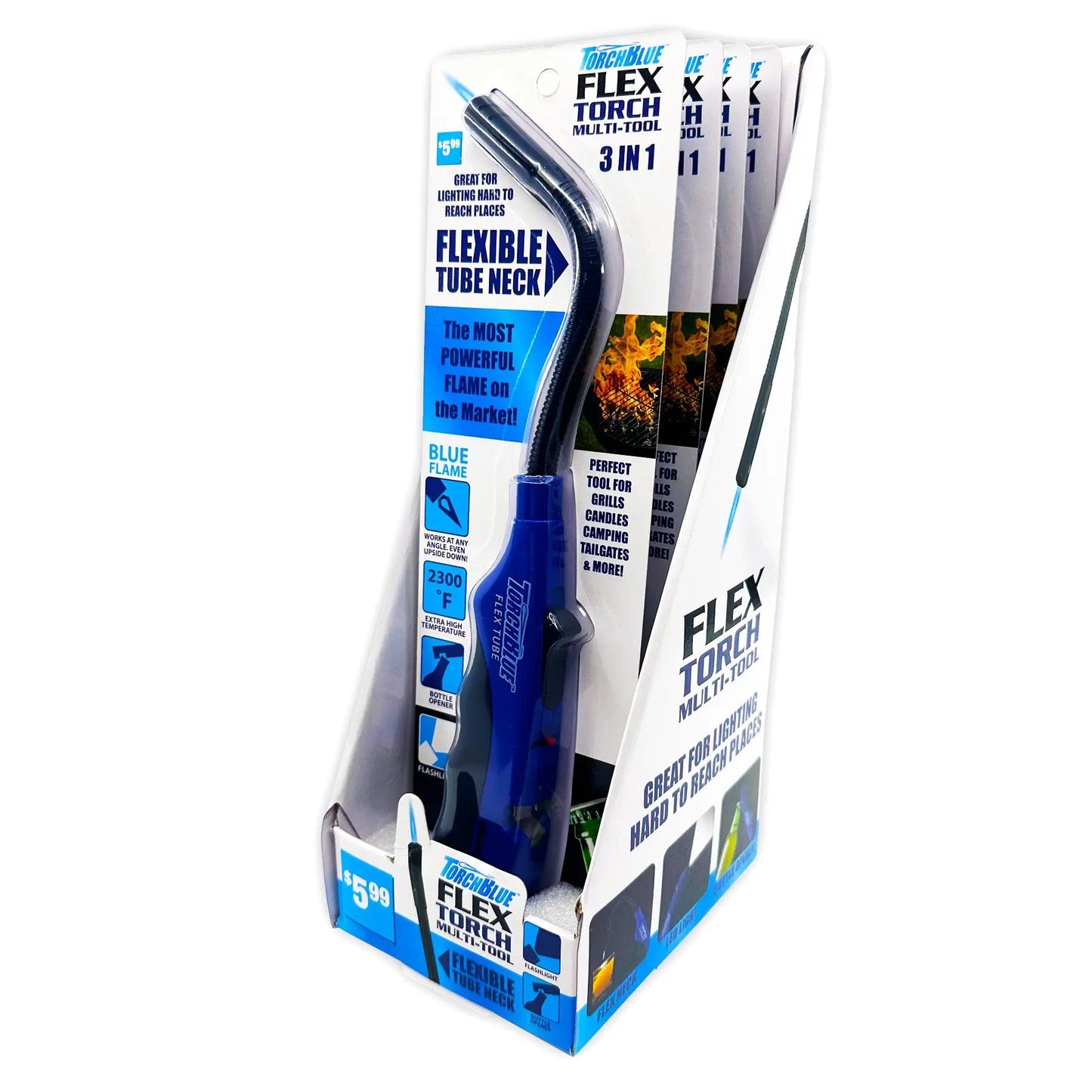 Grilling Center Assortment Floor Display - 81 Pieces Per Retail Ready Display 88444 TORCH BLUE