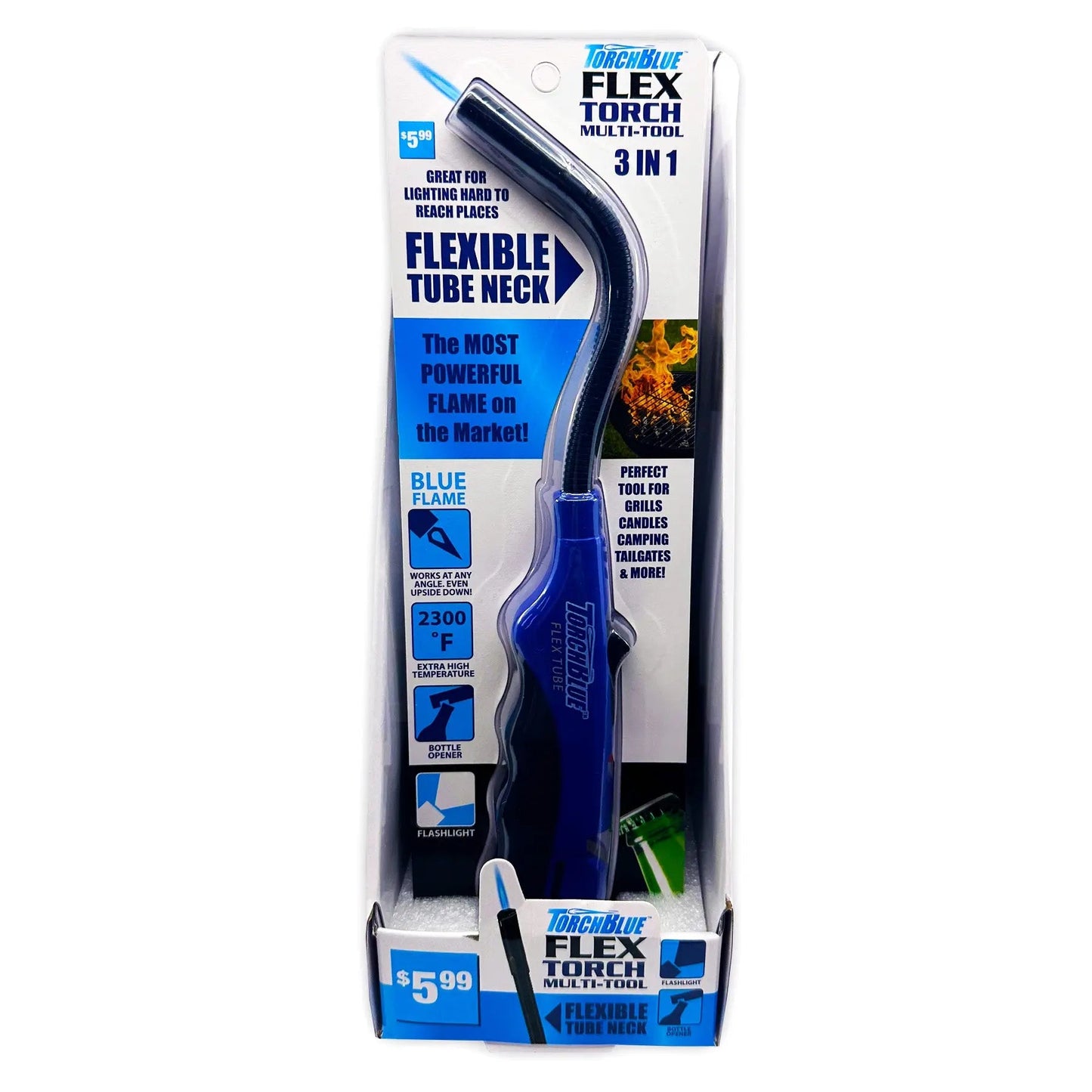 Grilling Center Assortment Floor Display - 81 Pieces Per Retail Ready Display 88444 TORCH BLUE