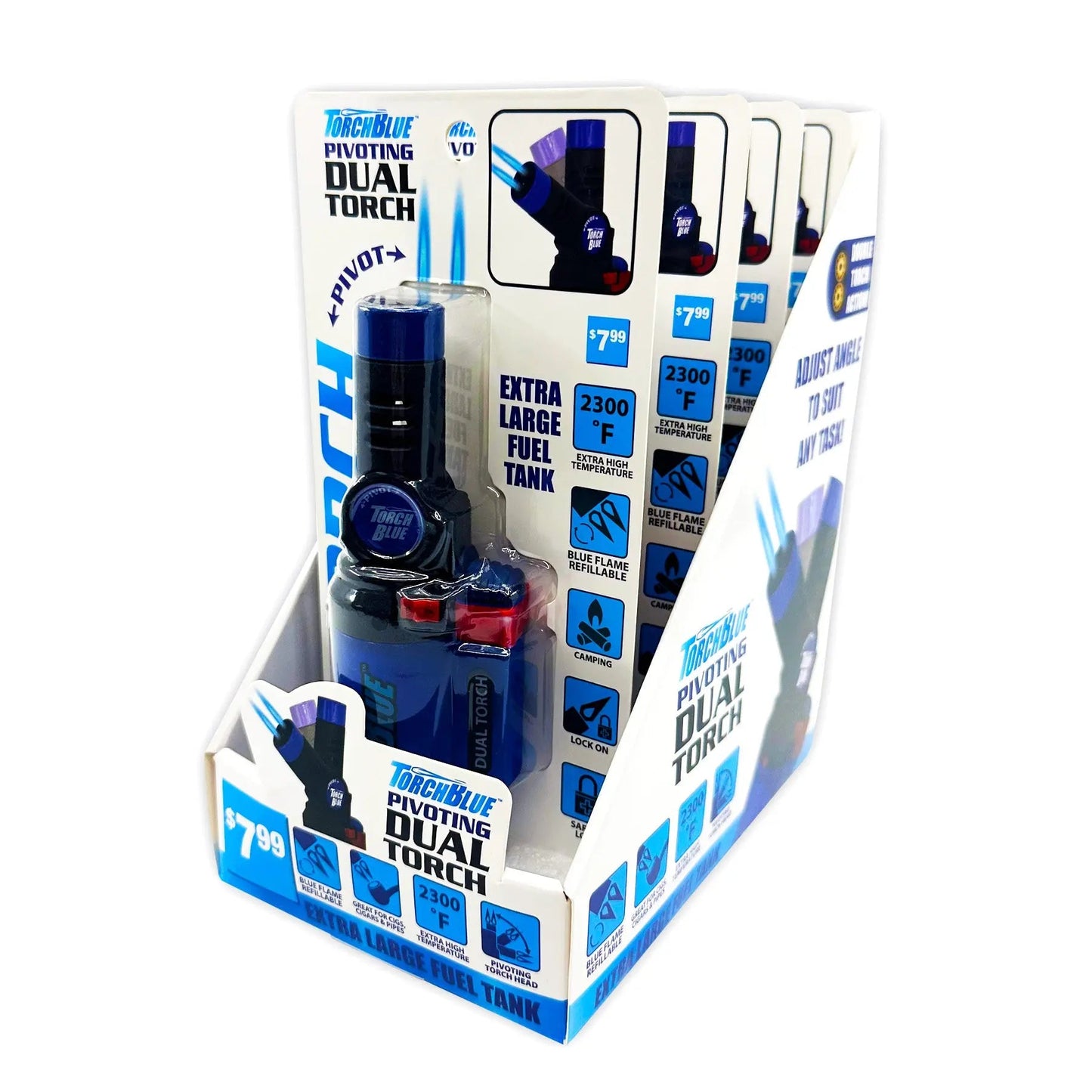 Grilling Center Assortment Floor Display - 81 Pieces Per Retail Ready Display 88444 TORCH BLUE