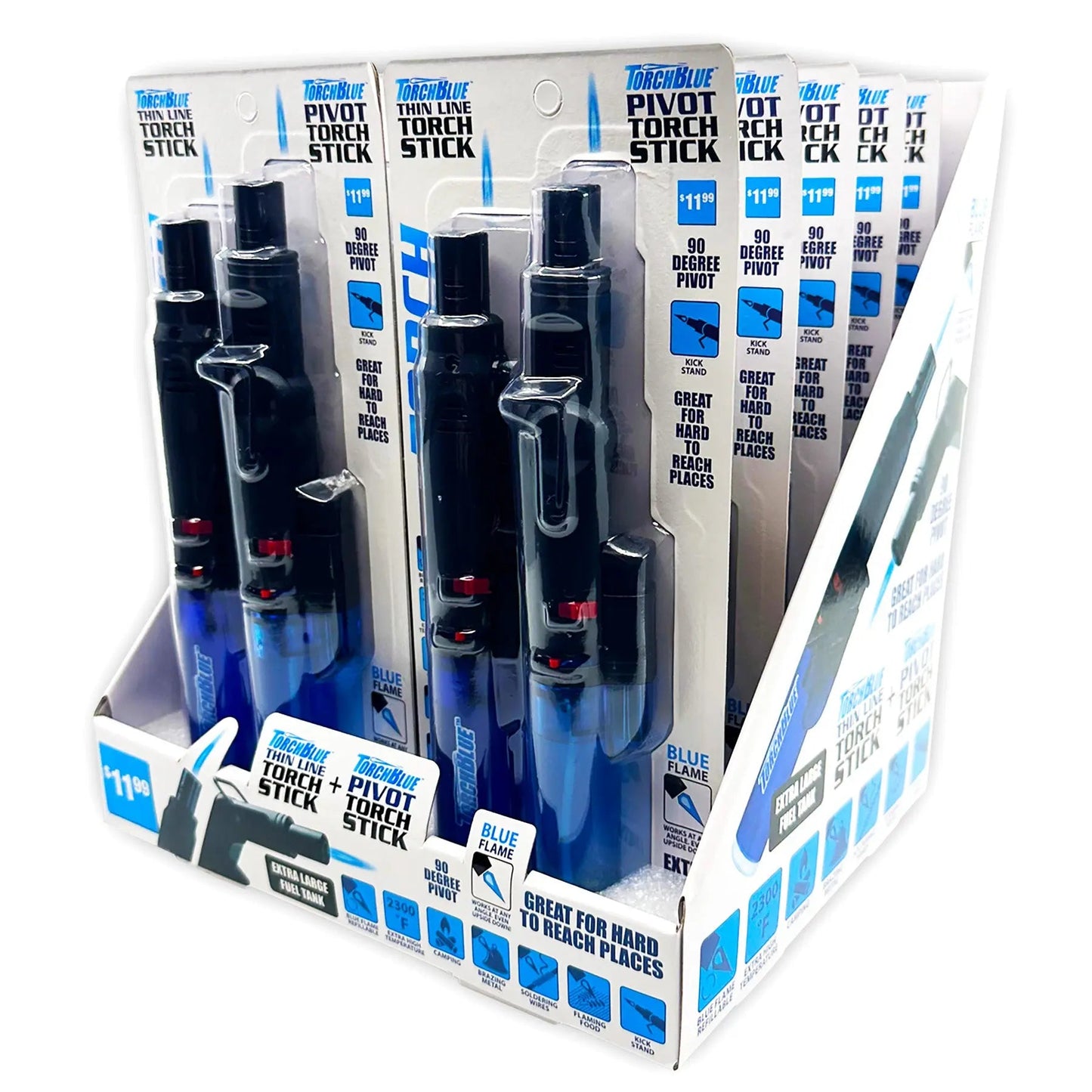 Grilling Center Assortment Floor Display - 81 Pieces Per Retail Ready Display 88444 TORCH BLUE