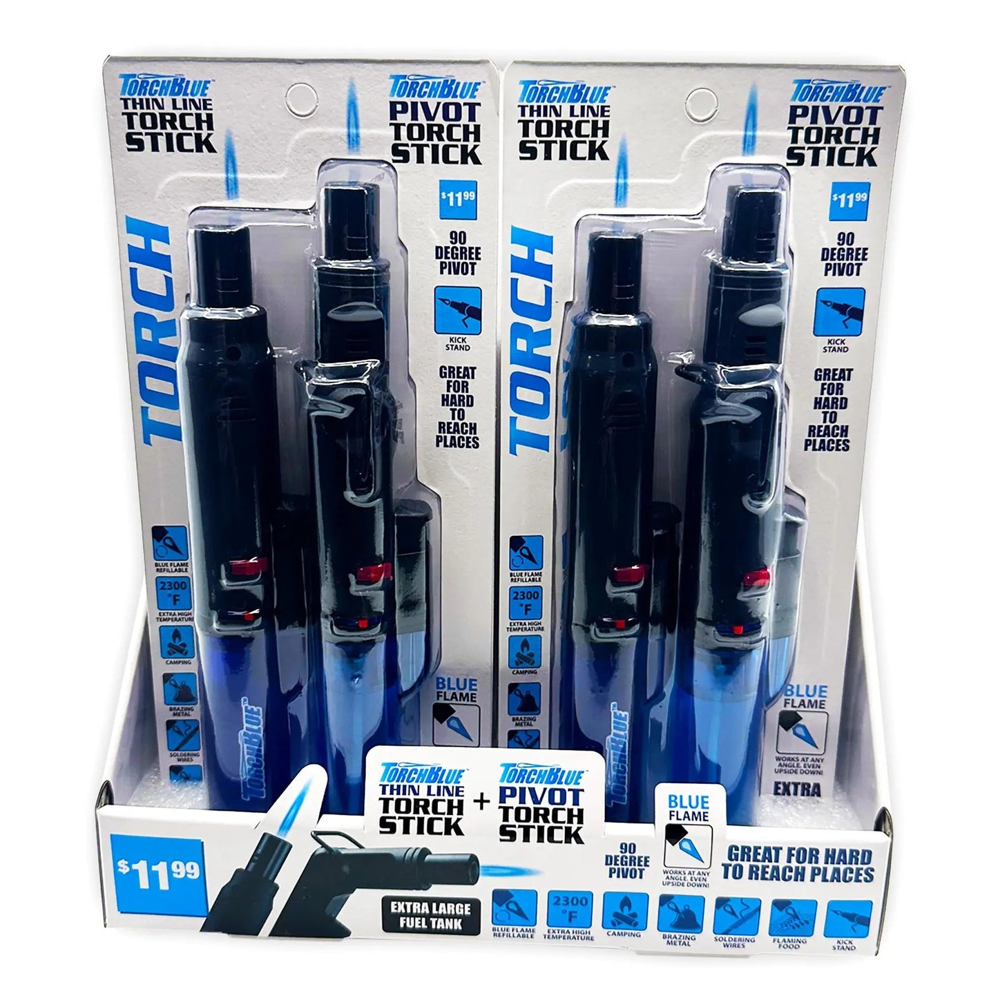 Grilling Center Assortment Floor Display - 81 Pieces Per Retail Ready Display 88444 TORCH BLUE