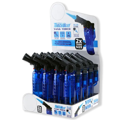 Large Tank Torch Lighter - 16 Pieces Per Retail Ready Display 23814