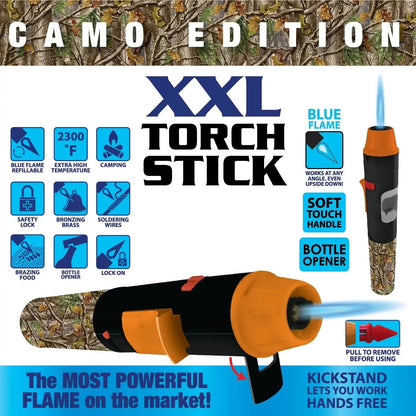 Camo Torch Tower Ð 3 Tier Metal Countertop Assortment - 39 Pieces Per Retail Ready Display 88671 TORCH BLUE