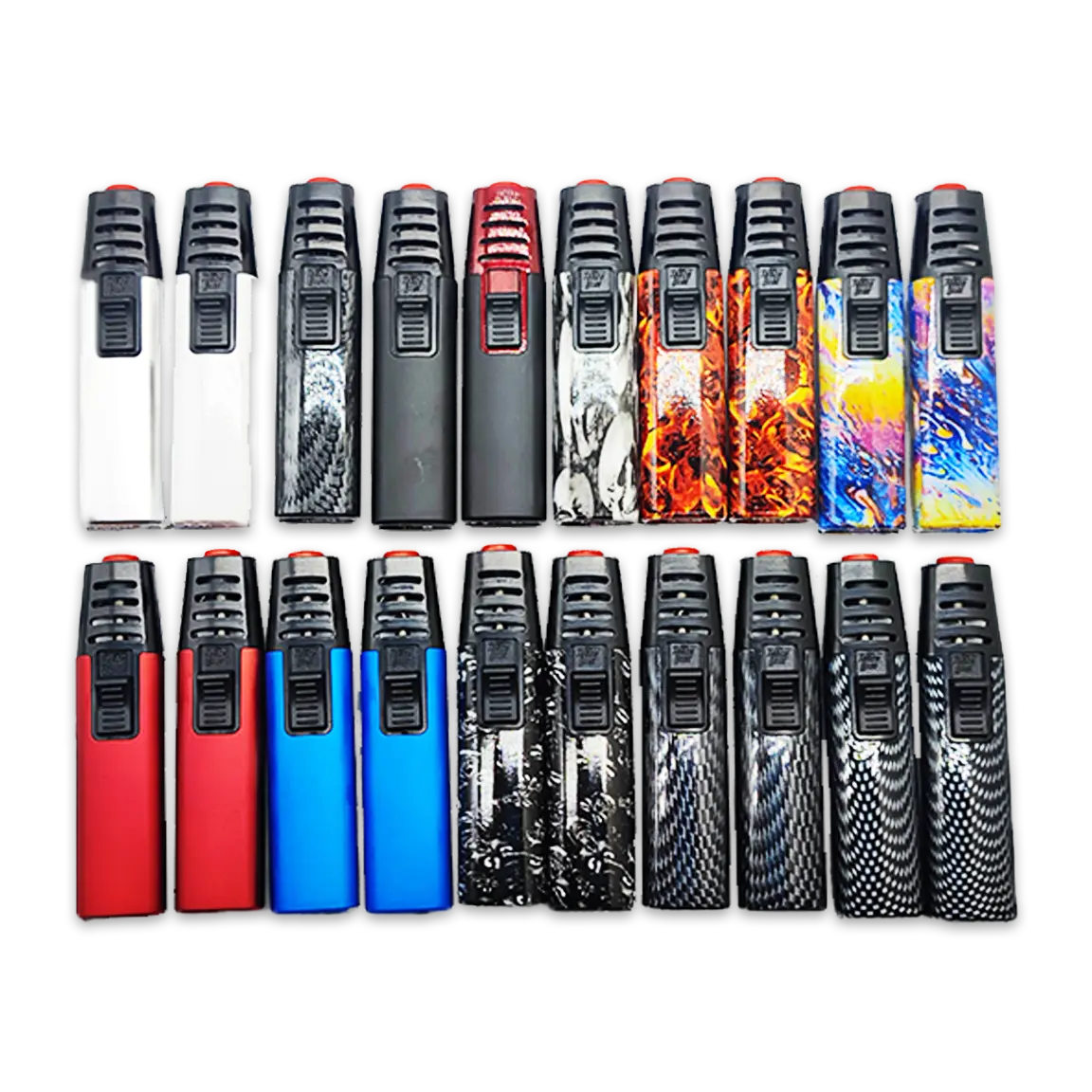 Torch Stick Bottle Opener Lighter - 20 Pieces Per Retail Ready Display 25101 TORCH BLUE