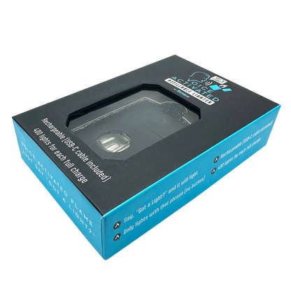 Voice Activated Flip Top Lighter - 6 Pieces Per Retail Ready Display 25288 TORCH BLUE