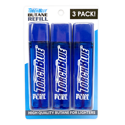 18ML Butane Refill 3 pack - 18 Pieces Per Retail Ready Display 26227