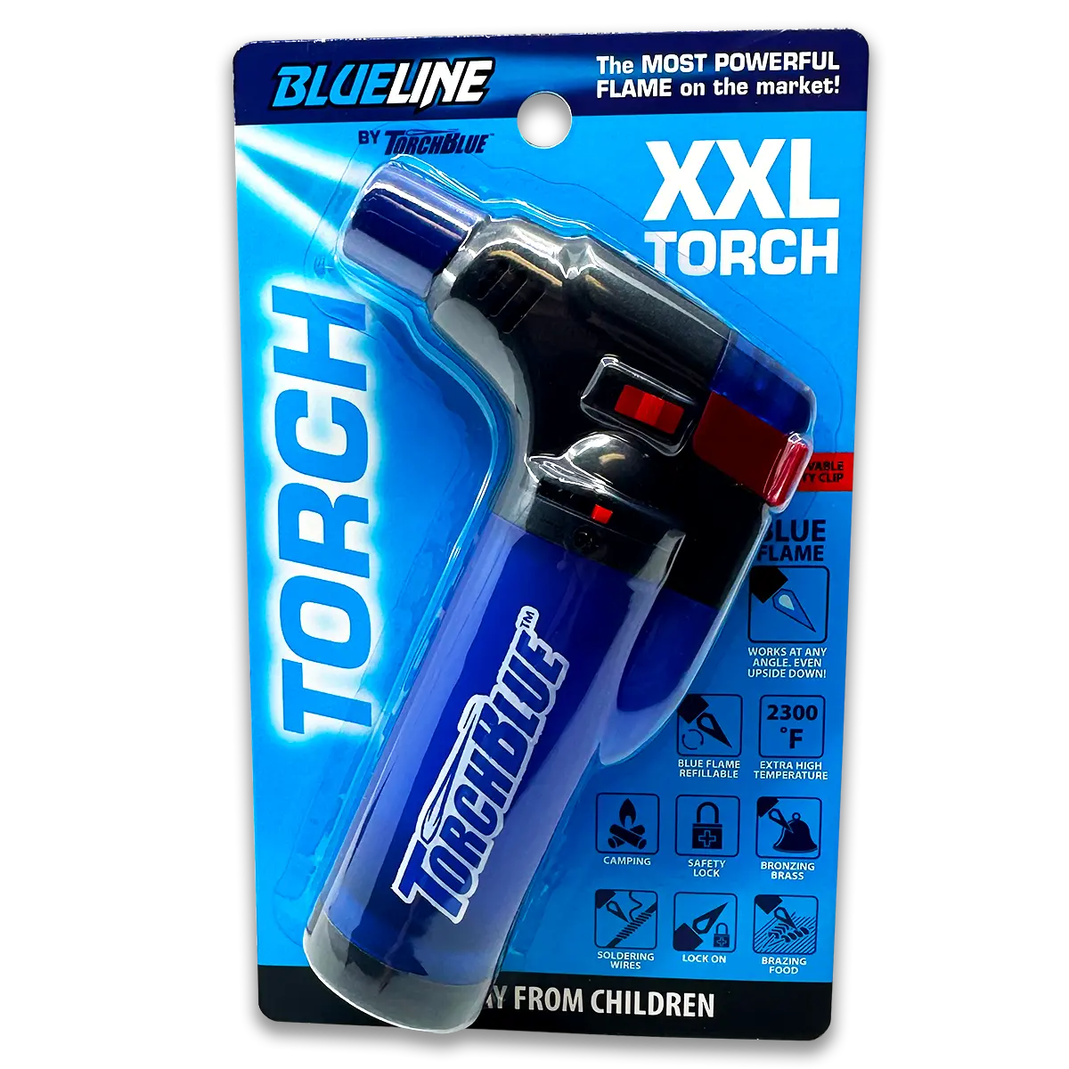 Torch Lighter XXL with Blister Pack - 12 Pieces Per Pack 40299