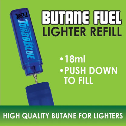 18ML Bulk Torch Blue Butane Refill - 12 Pieces Per Retail Ready Display 40311 TORCH BLUE