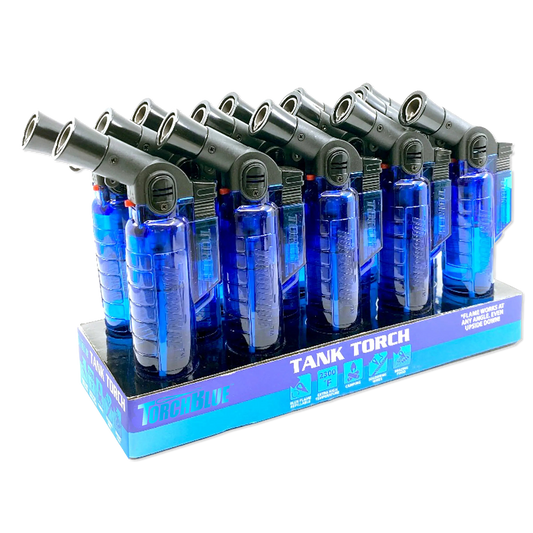Large Tank Torch Lighter - 14 Pieces Per Retail Ready Display 40322