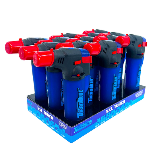 XXL Torch Lighter - 13 Pieces Per Retail Ready Display 40323 TORCH BLUE