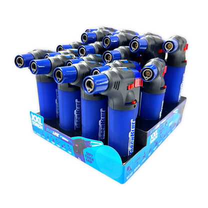 XXL Torch Lighter - 18 Pieces Per Retail Ready Display 41318 TORCH BLUE