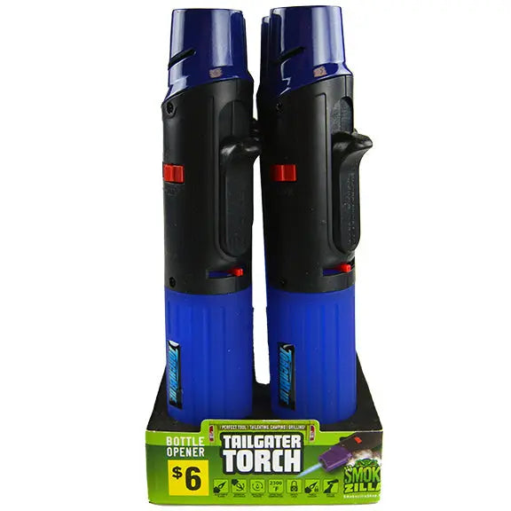 Tailgater Torch Stick Lighter with Bottle Opener - 8 Pieces Per Retail Ready Display 41378 TORCH BLUE