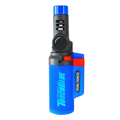 Pivoting Dual Torch Lighter - 4 Pieces Per Retail Ready Display 41520 TORCH BLUE
