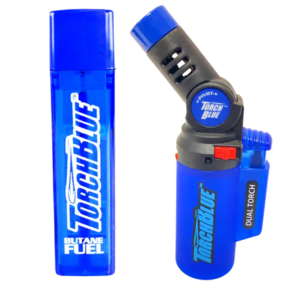 Butane Torch Lighters Assortment Floor Display - 30 Pieces Per Retail Ready Display 88673 TORCH BLUE