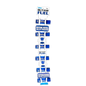 18ML Bulk Torch Blue Butane Refill with Merchandising Hang Strip - 6 Pieces Per Retail Ready Display 41554 TORCH BLUE