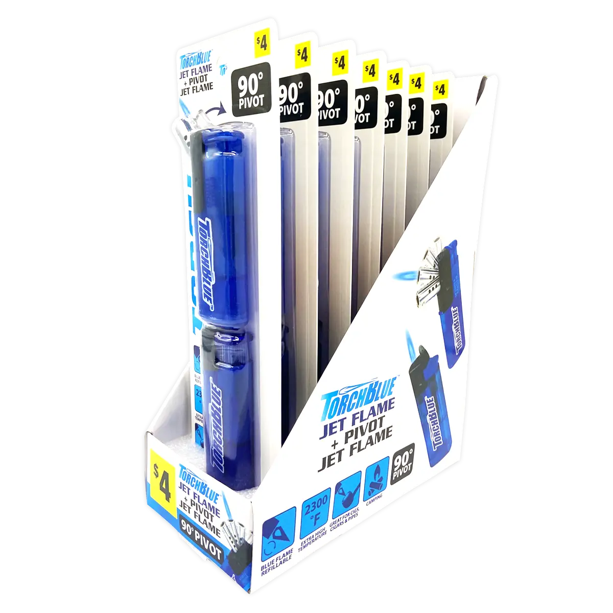 Grilling Center Assortment Floor Display - 81 Pieces Per Retail Ready Display 88524 TORCH BLUE