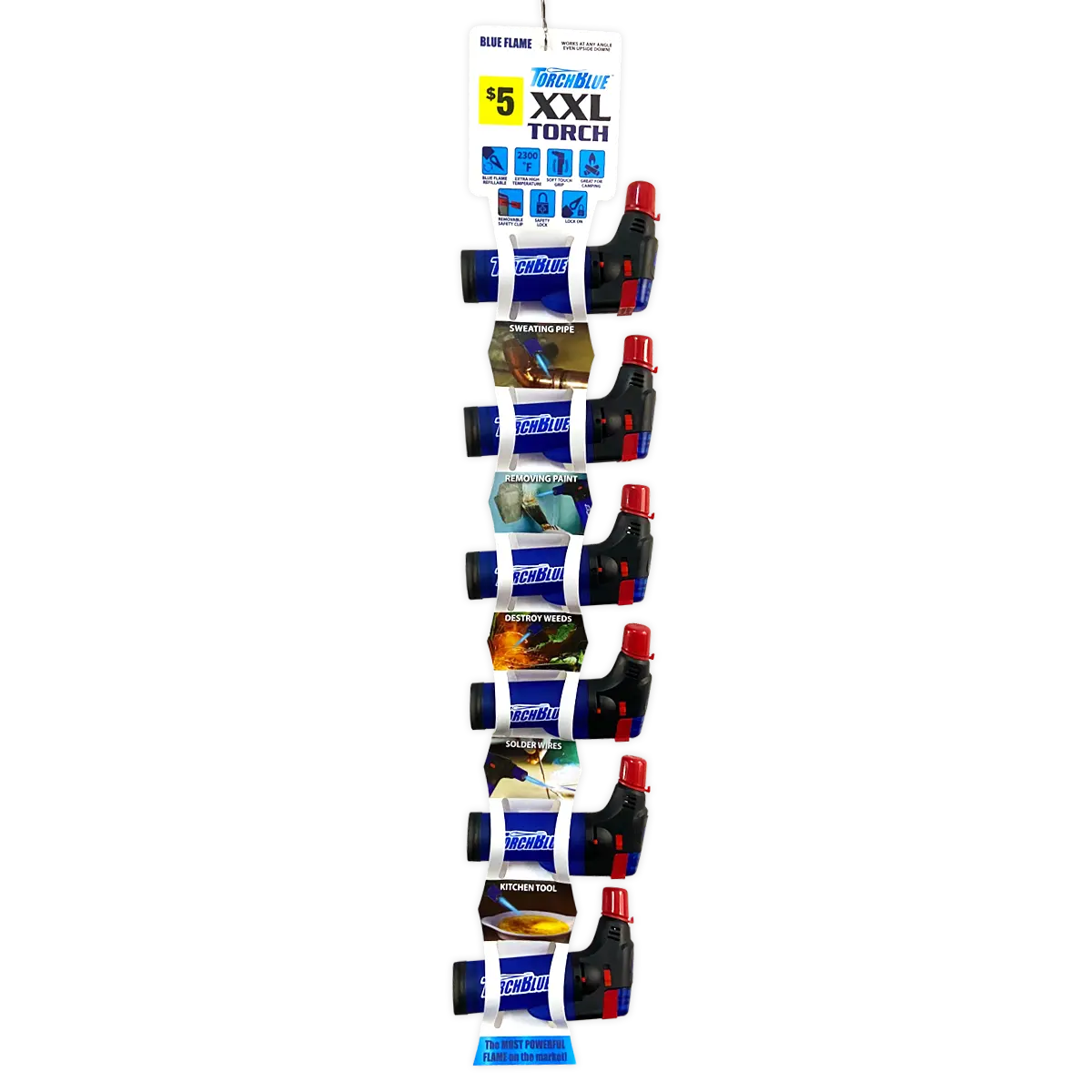 Grilling Center Assortment Floor Display - 81 Pieces Per Retail Ready Display 88524 TORCH BLUE