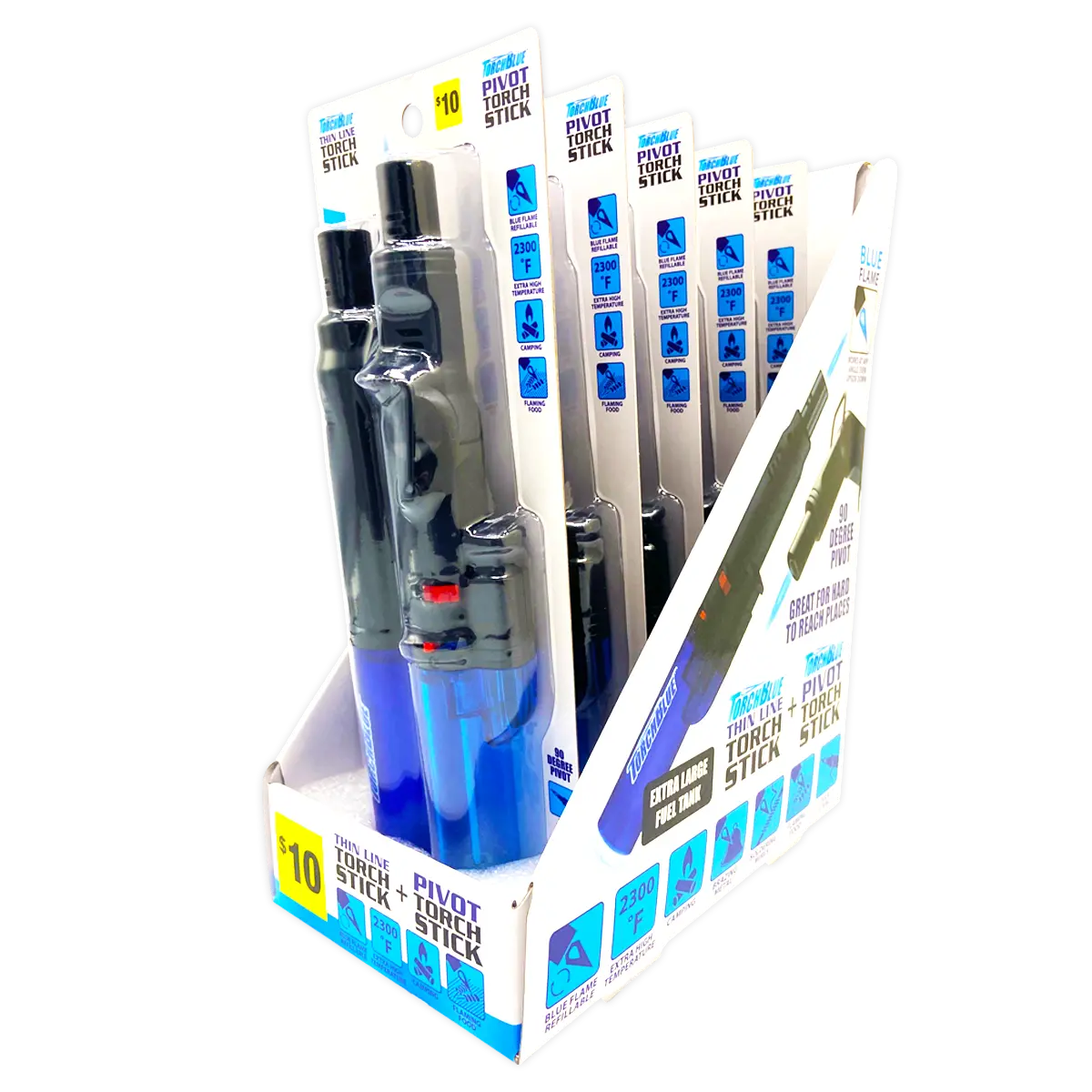 Grilling Center Assortment Floor Display - 81 Pieces Per Retail Ready Display 88524 TORCH BLUE