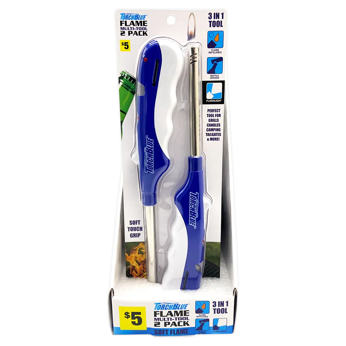 Grilling Center Assortment Floor Display - 81 Pieces Per Retail Ready Display 88524 TORCH BLUE