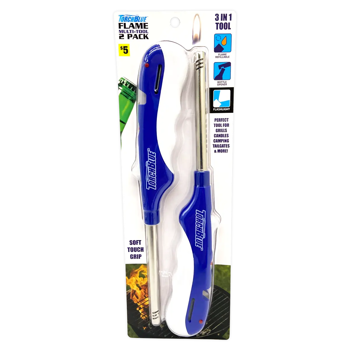 Grilling Center Assortment Floor Display - 81 Pieces Per Retail Ready Display 88524 TORCH BLUE