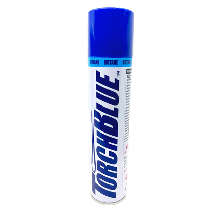 300ML Bulk Torch Blue Butane Refill- 4 Pieces Per Retail Ready Display 41666 TORCH BLUE