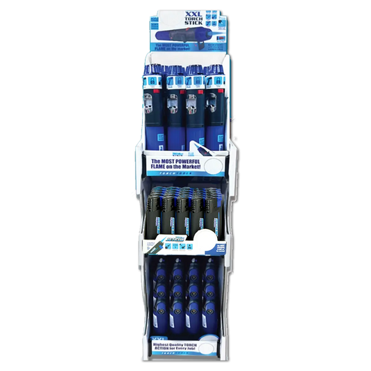 Torch Tower Ð 3 Tier Countertop Assortment - 49 Pieces Per Retail Ready Display 88670 TORCH BLUE