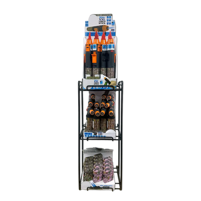 Camo Torch Tower Ð 3 Tier Metal Countertop Assortment - 39 Pieces Per Retail Ready Display 88671 TORCH BLUE