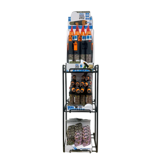 Camo Torch Tower Ð 3 Tier Metal Countertop Assortment - 39 Pieces Per Retail Ready Display 88671 TORCH BLUE