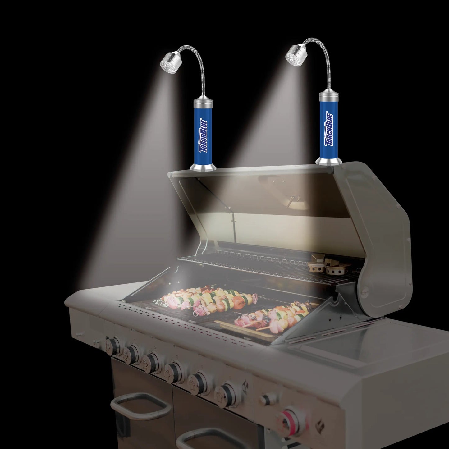 LED Grill Light with Magnetic Stand - 6 Pieces Per Retail Ready Display 23848 TORCH BLUE